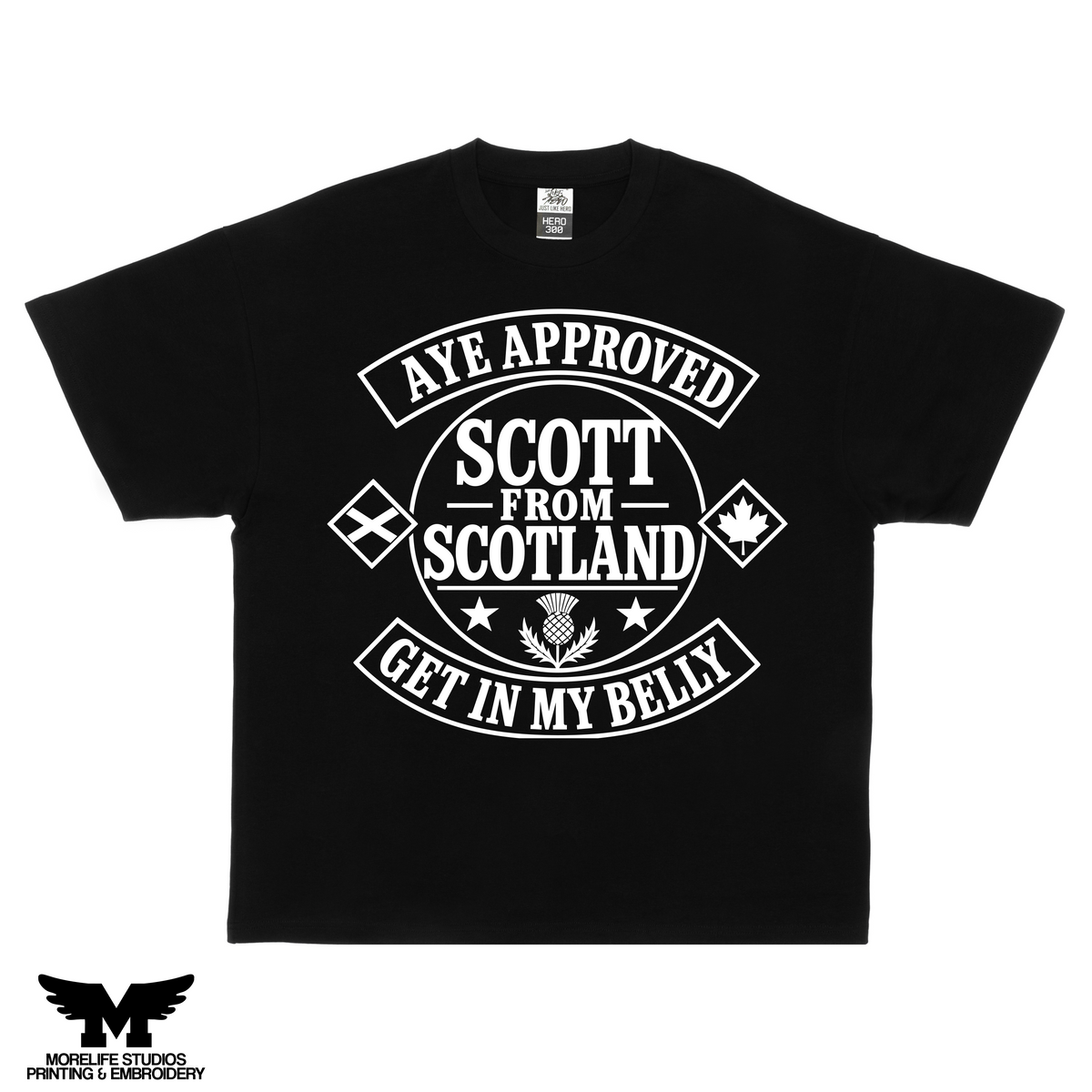 Scott From Scotland – “Aye Approved” T-Shirt
